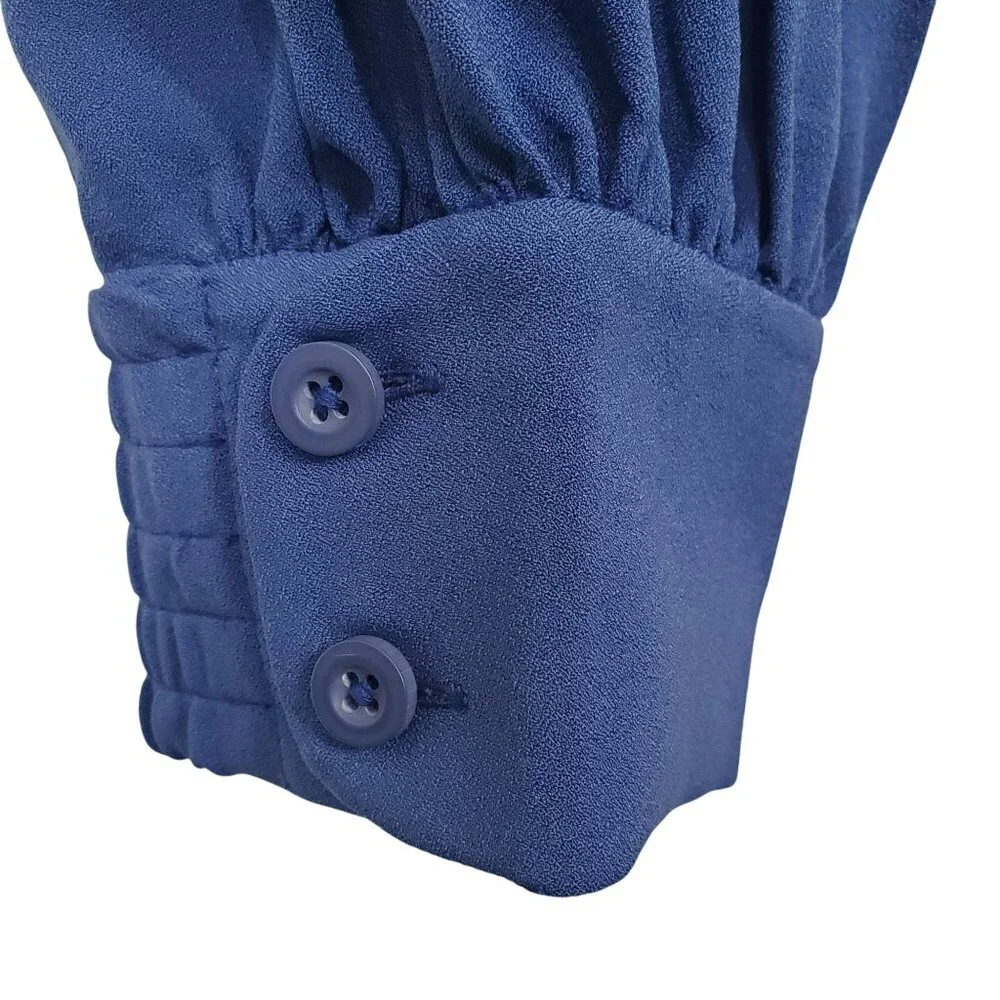 Melissa McCarthy NEW 1X Pants Flowy Cropped Capri Button Cuff Elastic Waist Hems - Picture 6 of 12